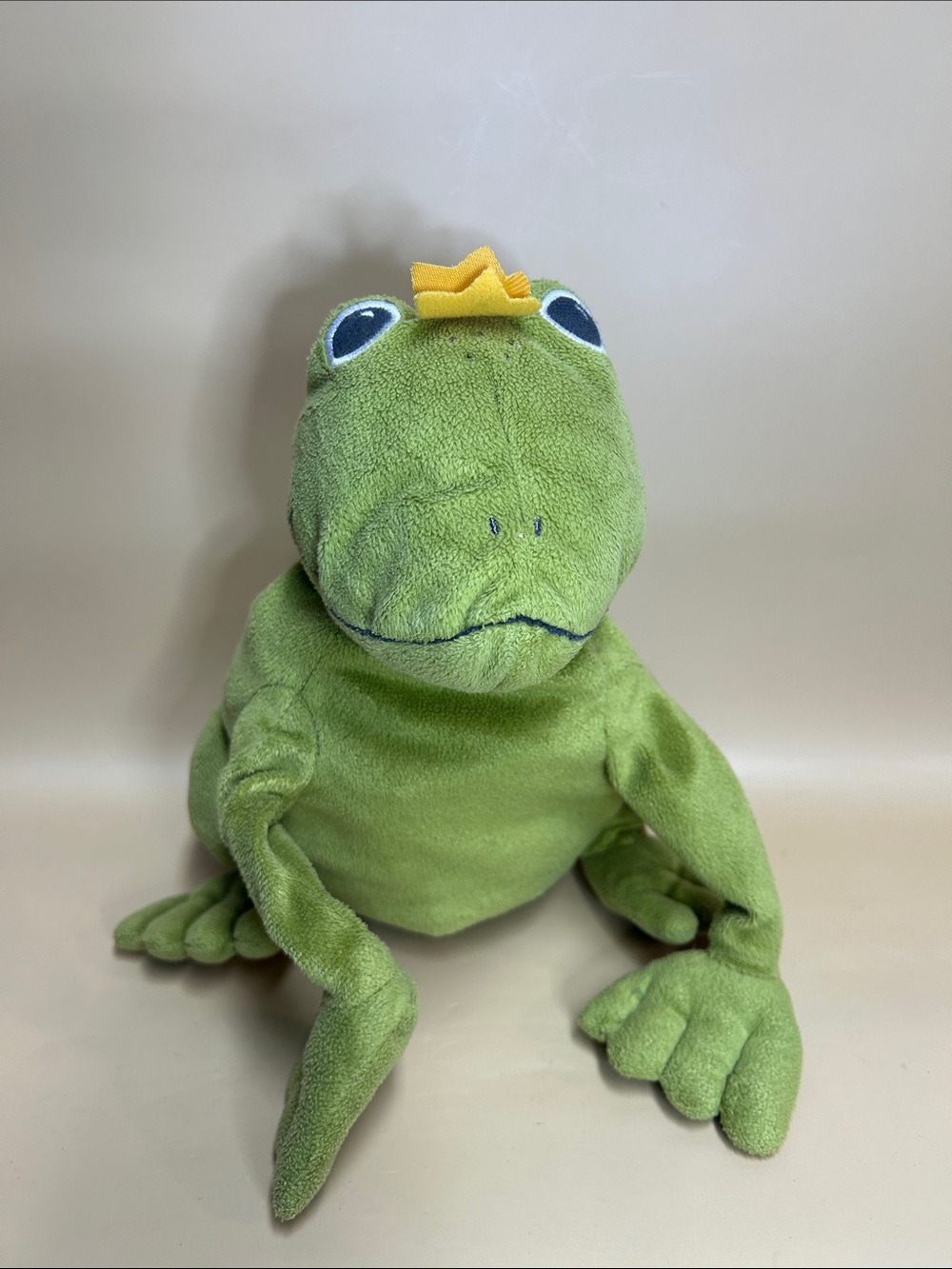 IKEA Frog Prince Reversible Prince Frog Plush Soft Stuffed Flip